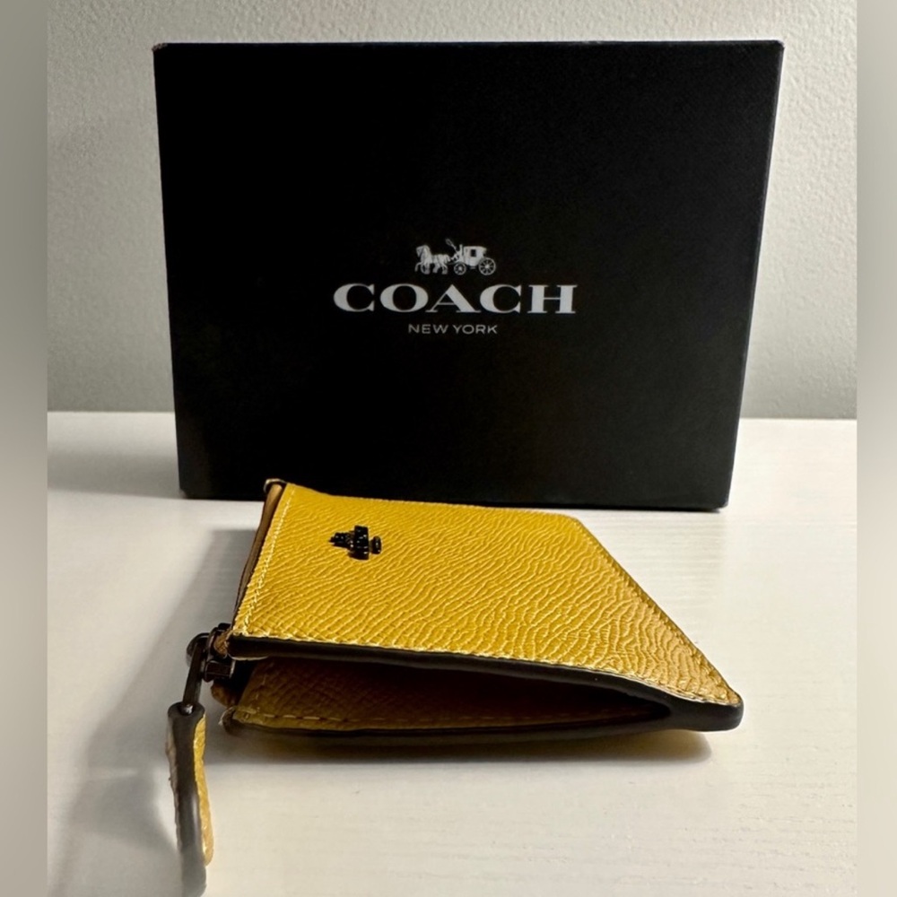 Coach Leather Mini Id Card Case - Picture 4 of 8